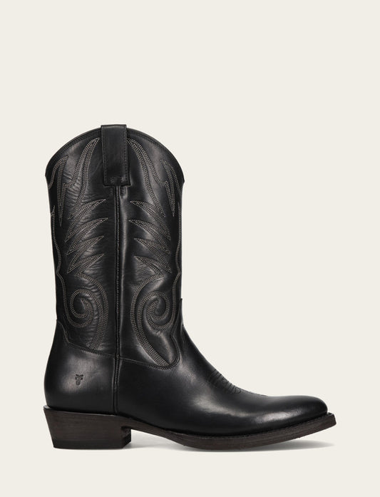 Frye Value - Men's Black Grady Vintage Stitch Western Boots