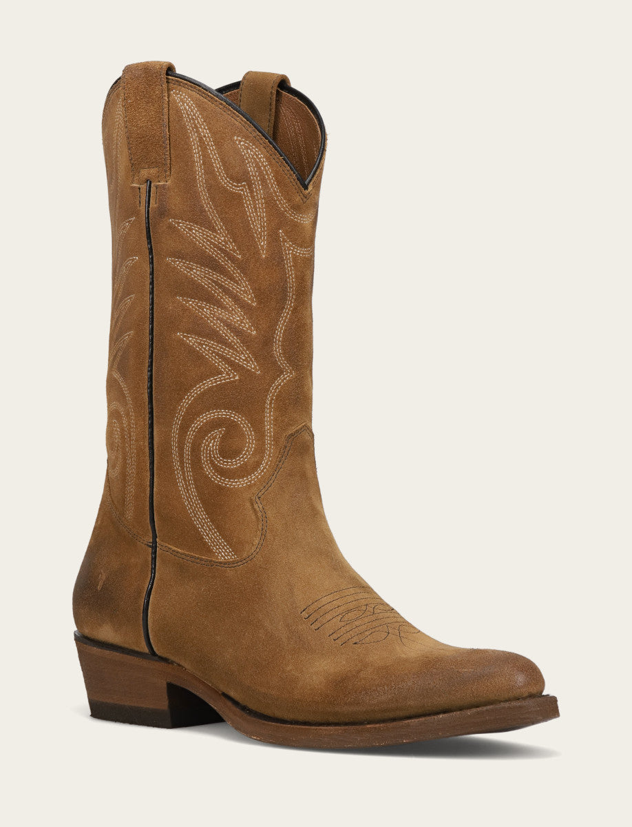 Frye Best Price - Men's Mushroom Grady Vintage Stitch Western Boots