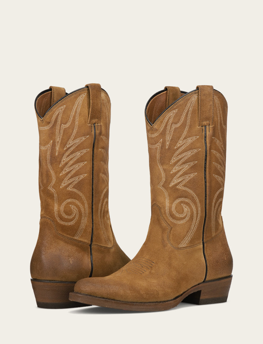 Frye Best Price - Men's Mushroom Grady Vintage Stitch Western Boots