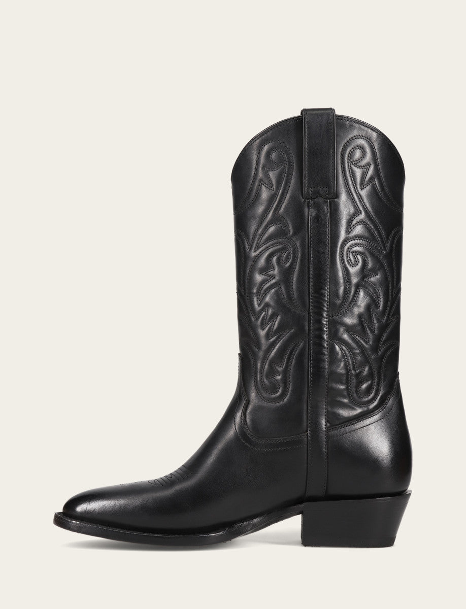Frye Premium - Men's Black Bruce Pull On Tall Boots