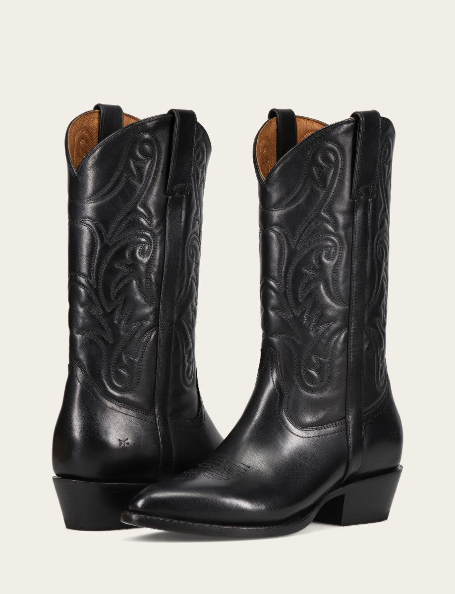 Frye Premium - Men's Black Bruce Pull On Tall Boots