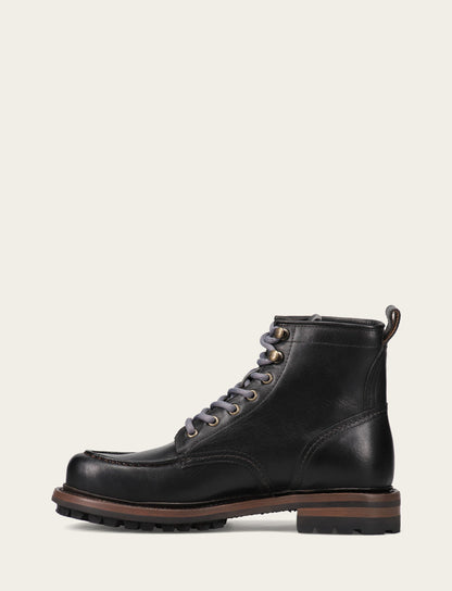 Frye Special Offer - Men's Black Hudson Workboot Lug
