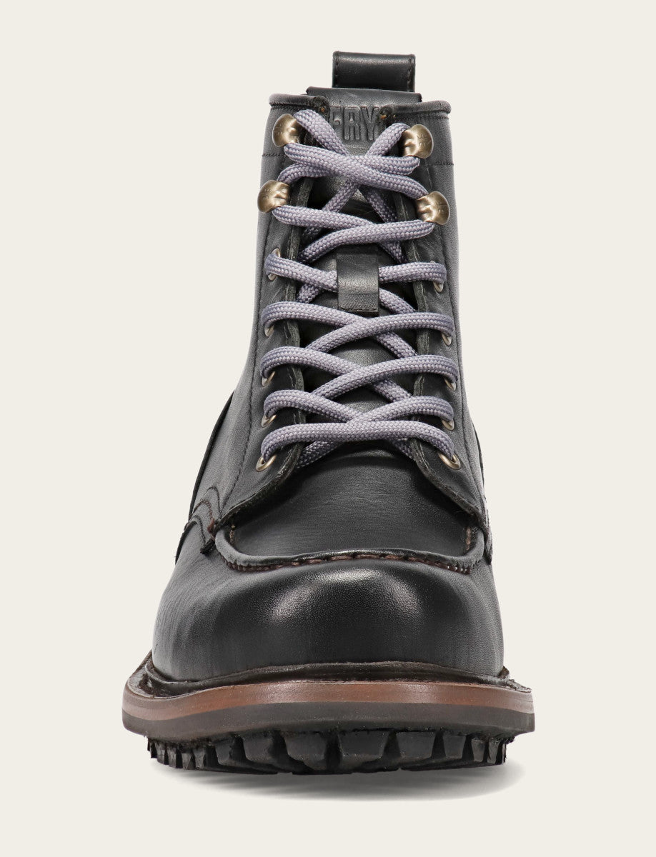 Frye Special Offer - Men's Black Hudson Workboot Lug