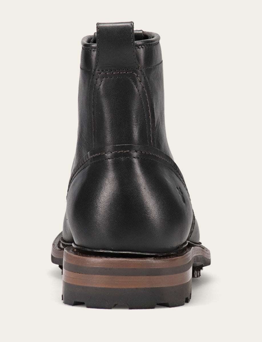 Frye Special Offer - Men's Black Hudson Workboot Lug