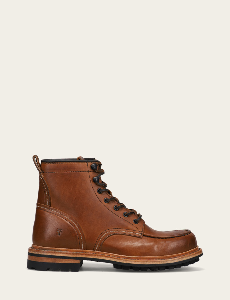 Frye Special Offer - Men's Caramel Hudson Workboot Lug