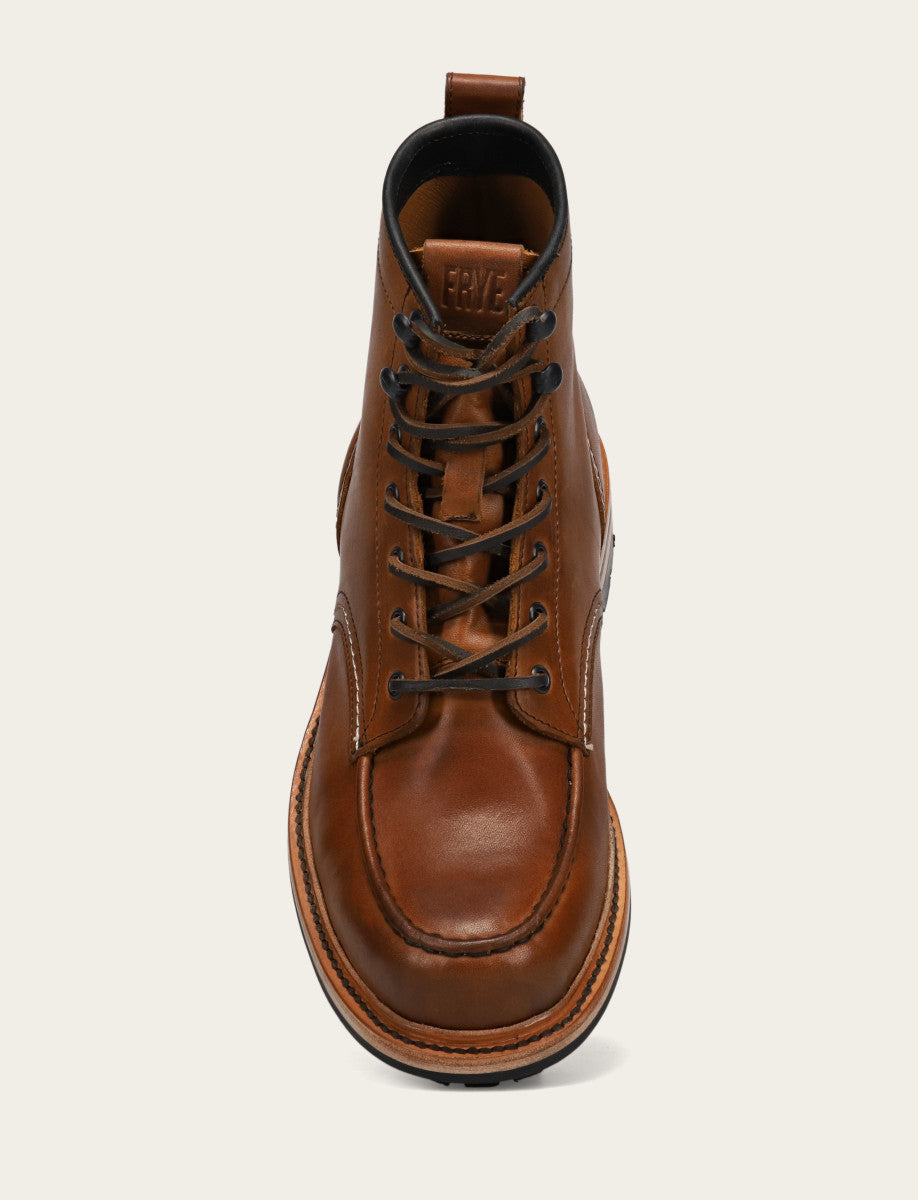 Frye Special Offer - Men's Caramel Hudson Workboot Lug