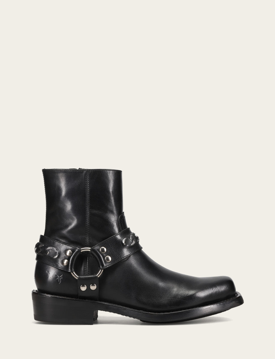 Frye Latest - Men's Black Conway Chain Harness Boot