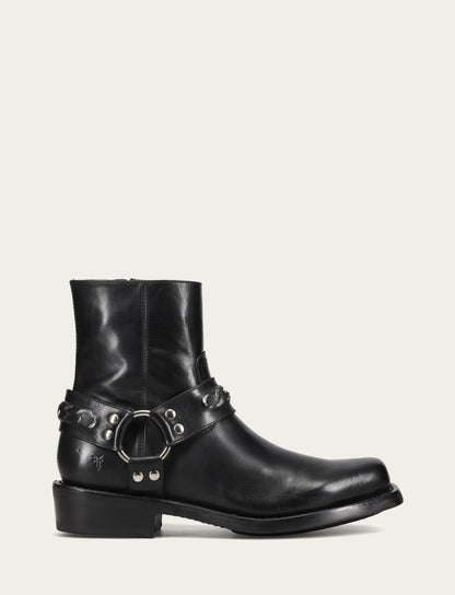 Frye Latest - Men's Black Conway Chain Harness Boot