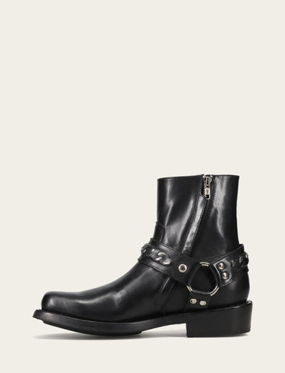 Frye Latest - Men's Black Conway Chain Harness Boot