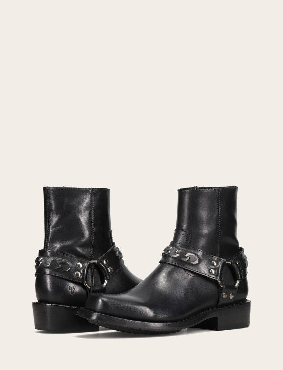 Frye Latest - Men's Black Conway Chain Harness Boot