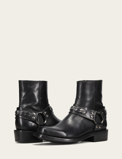 Frye Latest - Men's Black Conway Chain Harness Boot