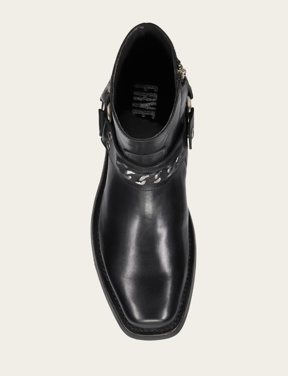 Frye Latest - Men's Black Conway Chain Harness Boot