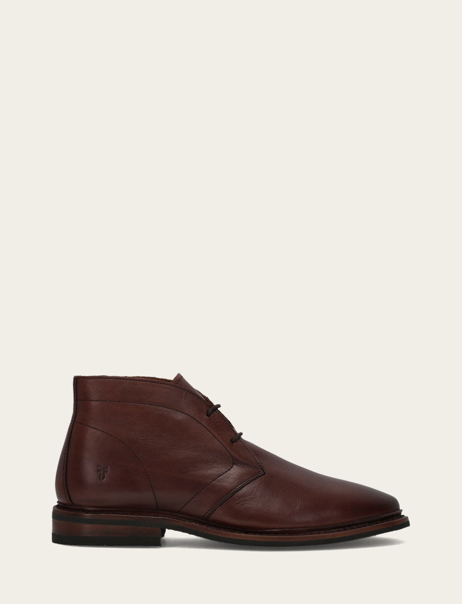 Frye Popular - Men’s Brown Oiled Leather Paul Chukka Boots