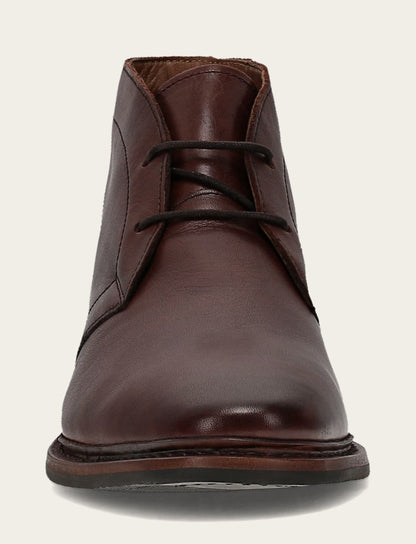 Frye Popular - Men’s Brown Oiled Leather Paul Chukka Boots