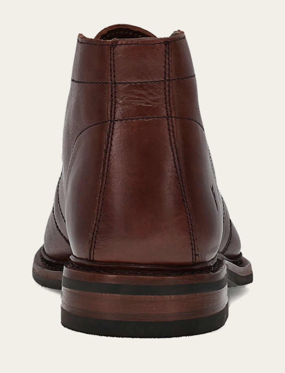Frye Popular - Men’s Brown Oiled Leather Paul Chukka Boots