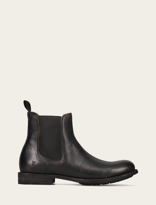 Frye New - Men's Antique Black Tyler Flex Chelsea Boots