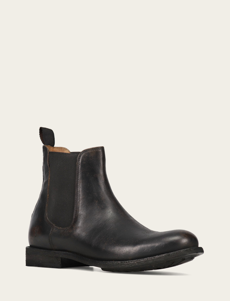 Frye New - Men's Antique Black Tyler Flex Chelsea Boots