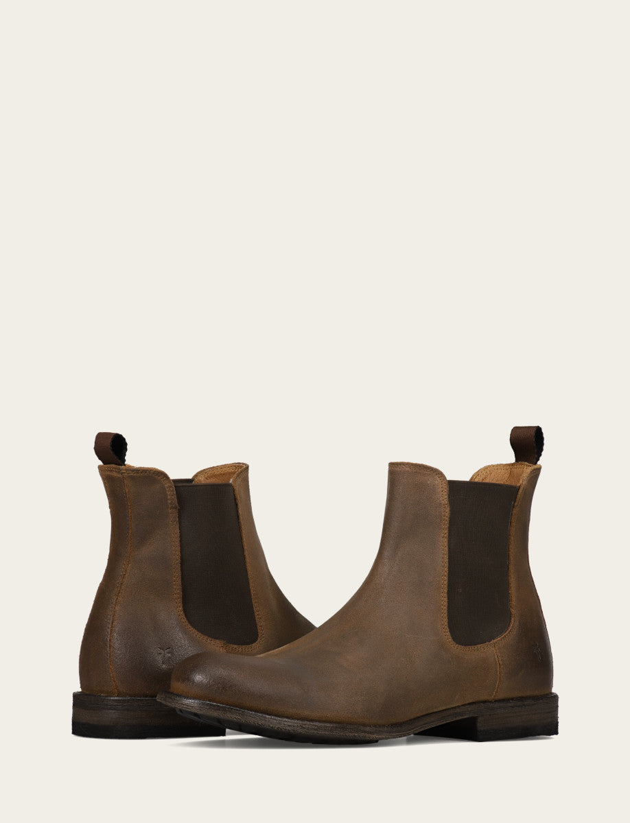 Frye Essential - Men's Bark Tyler Flex Chelsea Boots