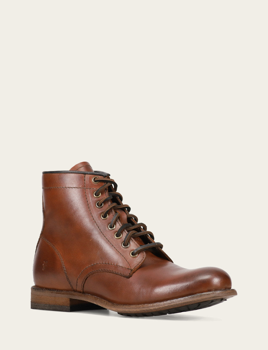 Frye Value - Men's Cognac Tyler Flex Lace Up Boots