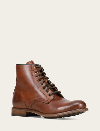 Frye Value - Men's Cognac Tyler Flex Lace Up Boots
