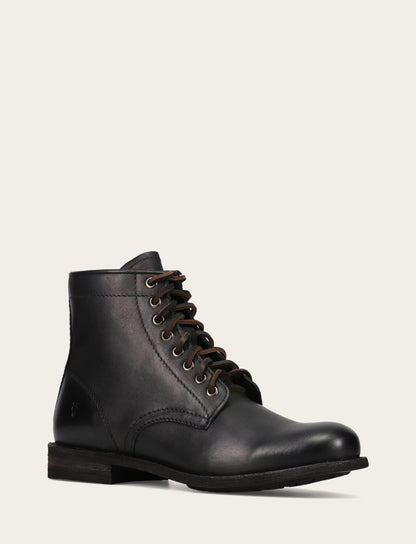 Frye Featured - Men's Black Tyler Flex Lace Up Boots