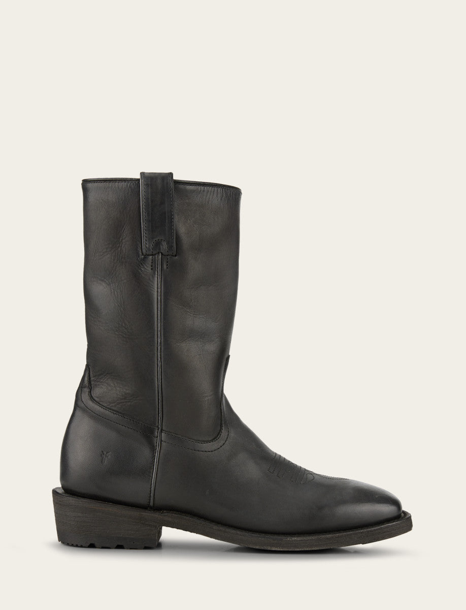 Frye Signature - Men's Black Nash Roper Western Boots
