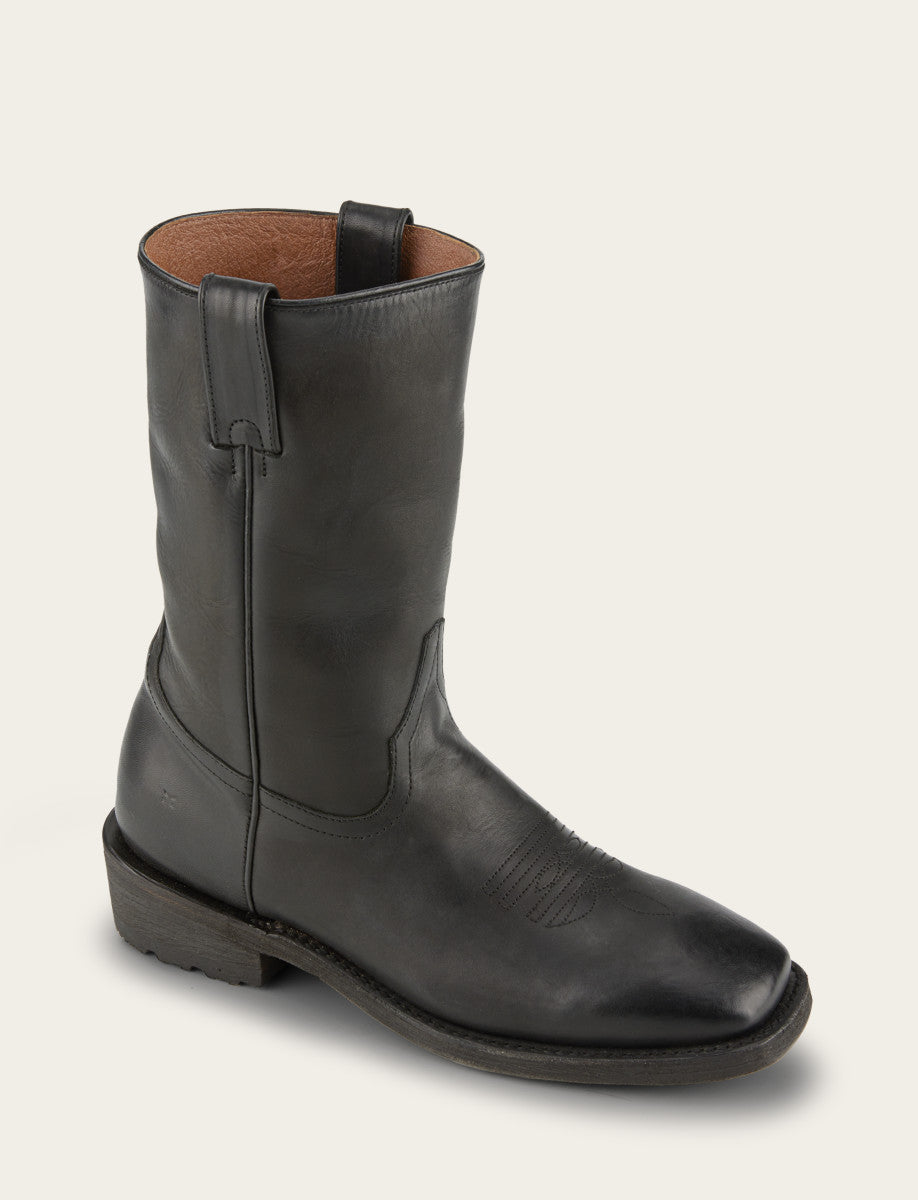 Frye Signature - Men's Black Nash Roper Western Boots