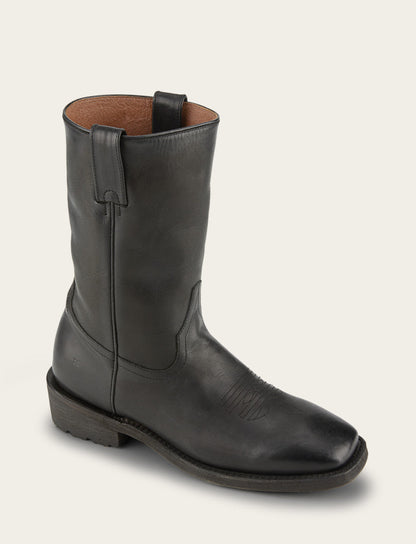 Frye Signature - Men's Black Nash Roper Western Boots