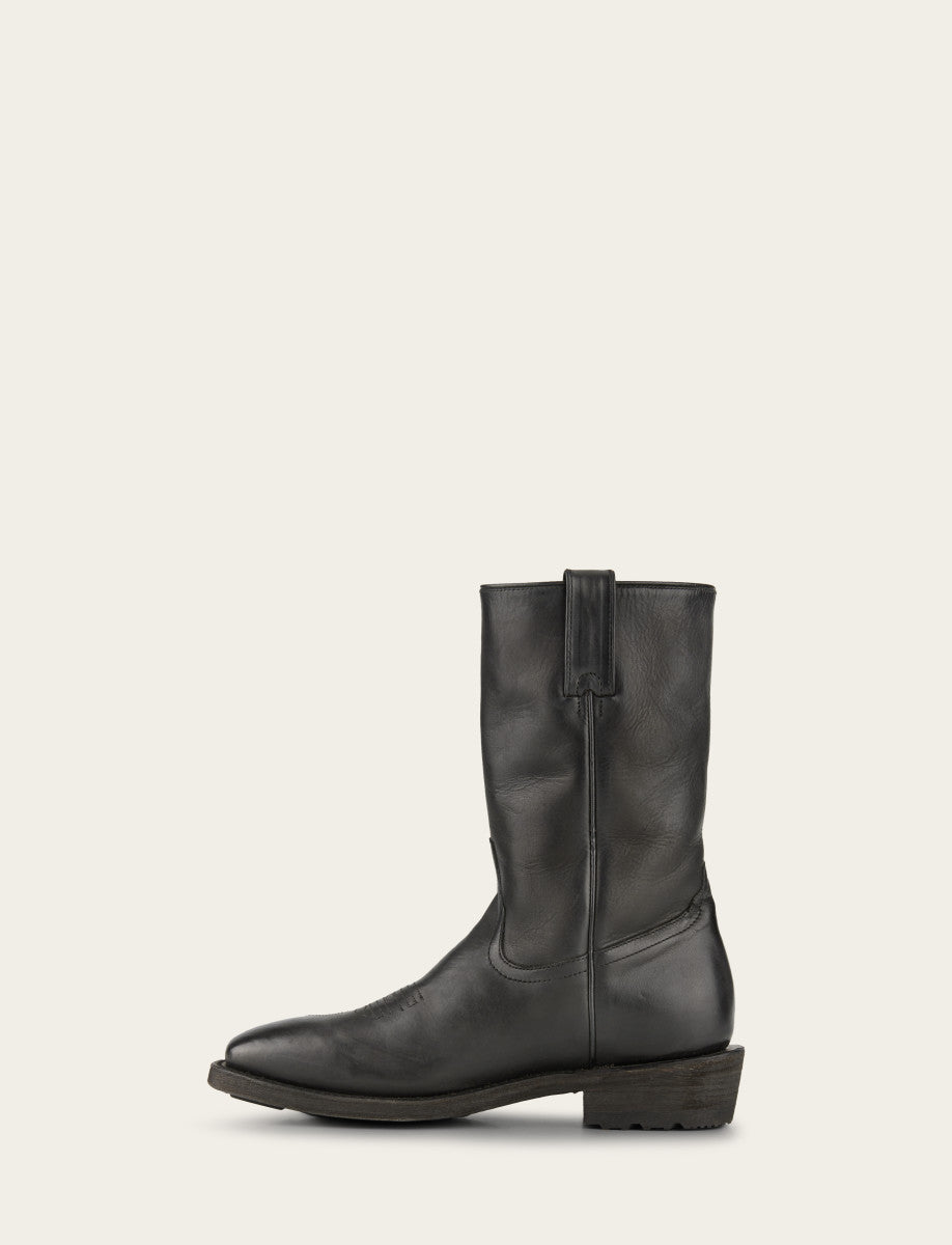 Frye Signature - Men's Black Nash Roper Western Boots