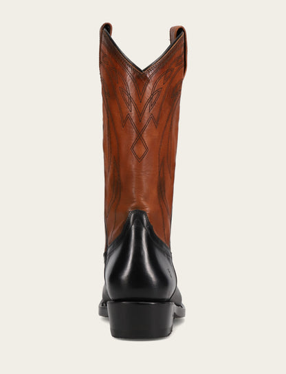 Frye Deals - Men's Black Nash Deco Stitch Pull On Boots