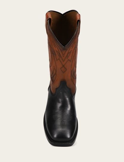 Frye Deals - Men's Black Nash Deco Stitch Pull On Boots