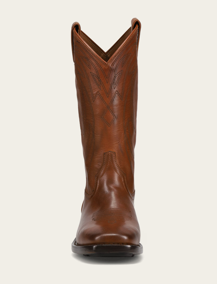 Frye Essential - Men's Caramel Nash Deco Stitch Pull On Boots