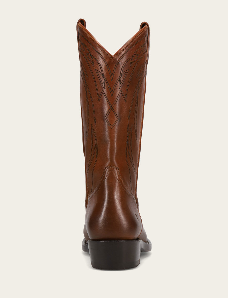 Frye Essential - Men's Caramel Nash Deco Stitch Pull On Boots