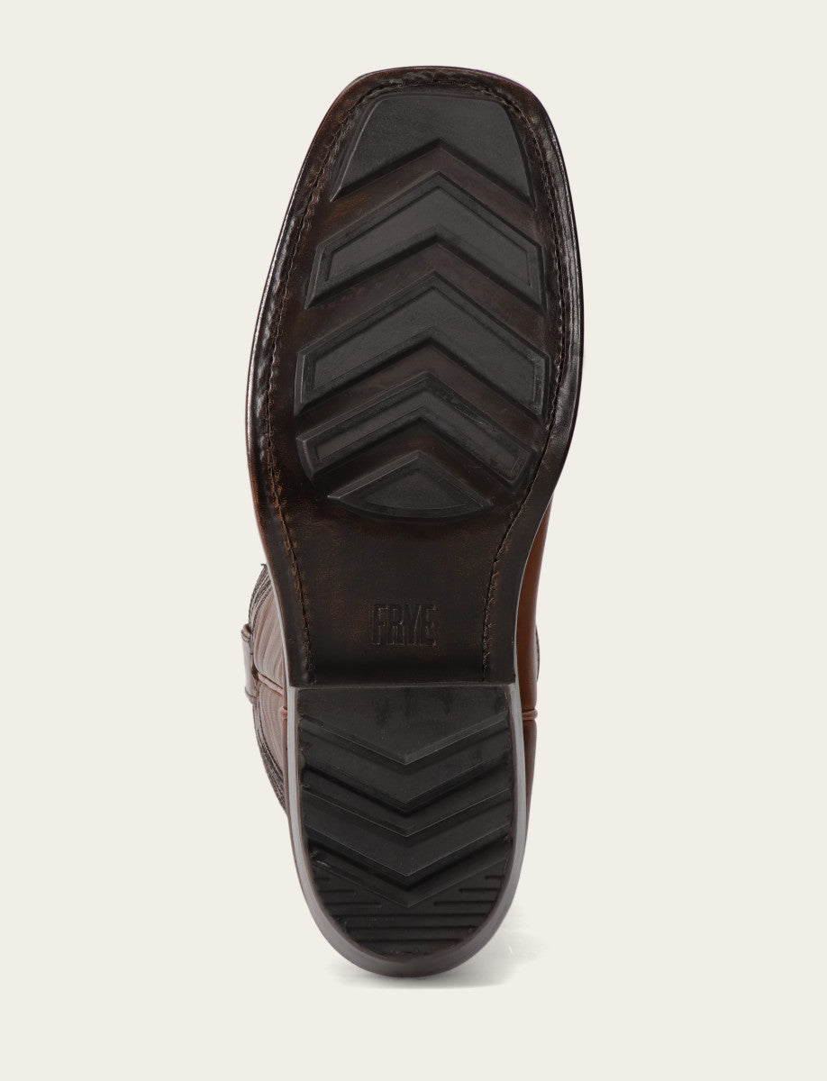Frye Essential - Men's Caramel Nash Deco Stitch Pull On Boots