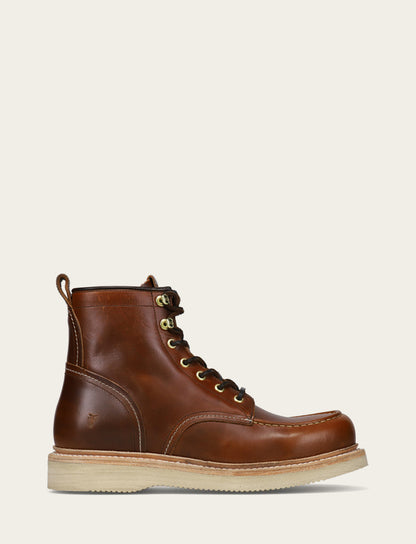 Frye Recommended - Men's Saddle Hudson Workboot Wedge Lace Ups