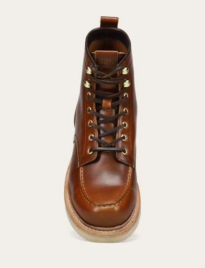 Frye Recommended - Men's Saddle Hudson Workboot Wedge Lace Ups