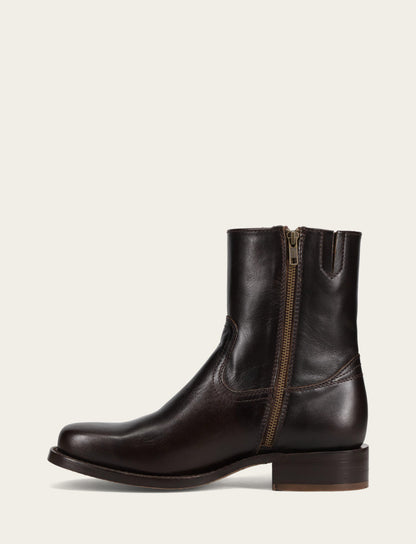 Frye Classic - Men's Bourbon Campus Inside Zip Boot
