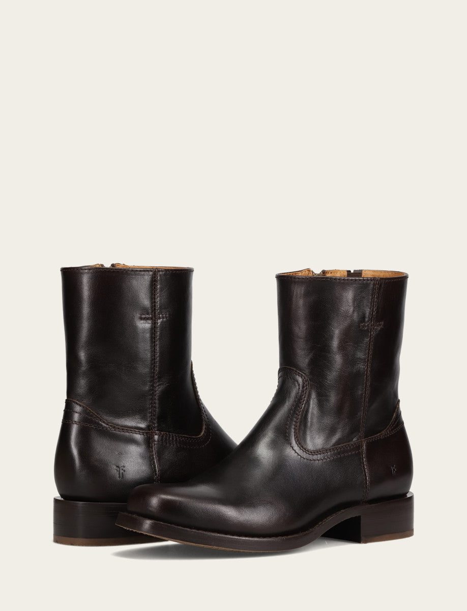 Frye Classic - Men's Bourbon Campus Inside Zip Boot