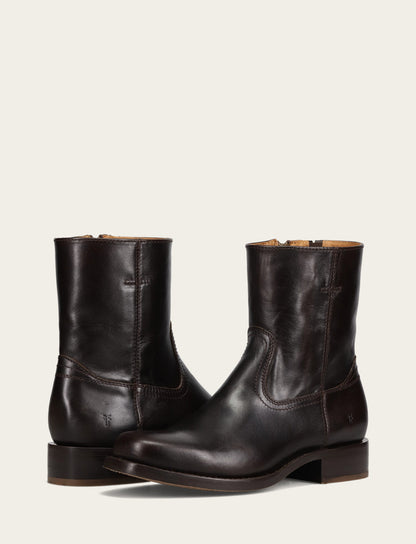 Frye Classic - Men's Bourbon Campus Inside Zip Boot