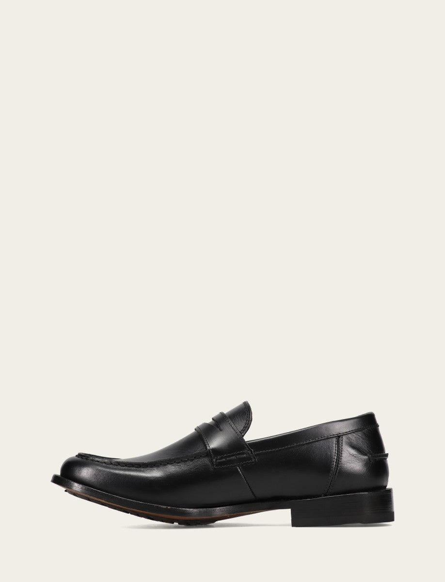 Frye Value - Men's Black Tyler Flex Penny Loafers