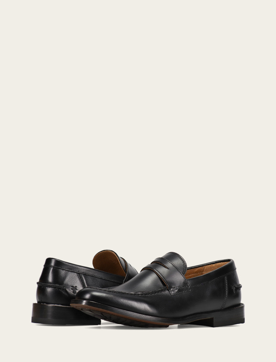 Frye Value - Men's Black Tyler Flex Penny Loafers