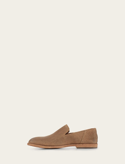 Frye Recommended - Men's Ash Waxed Suede Chris Venetian Loafers