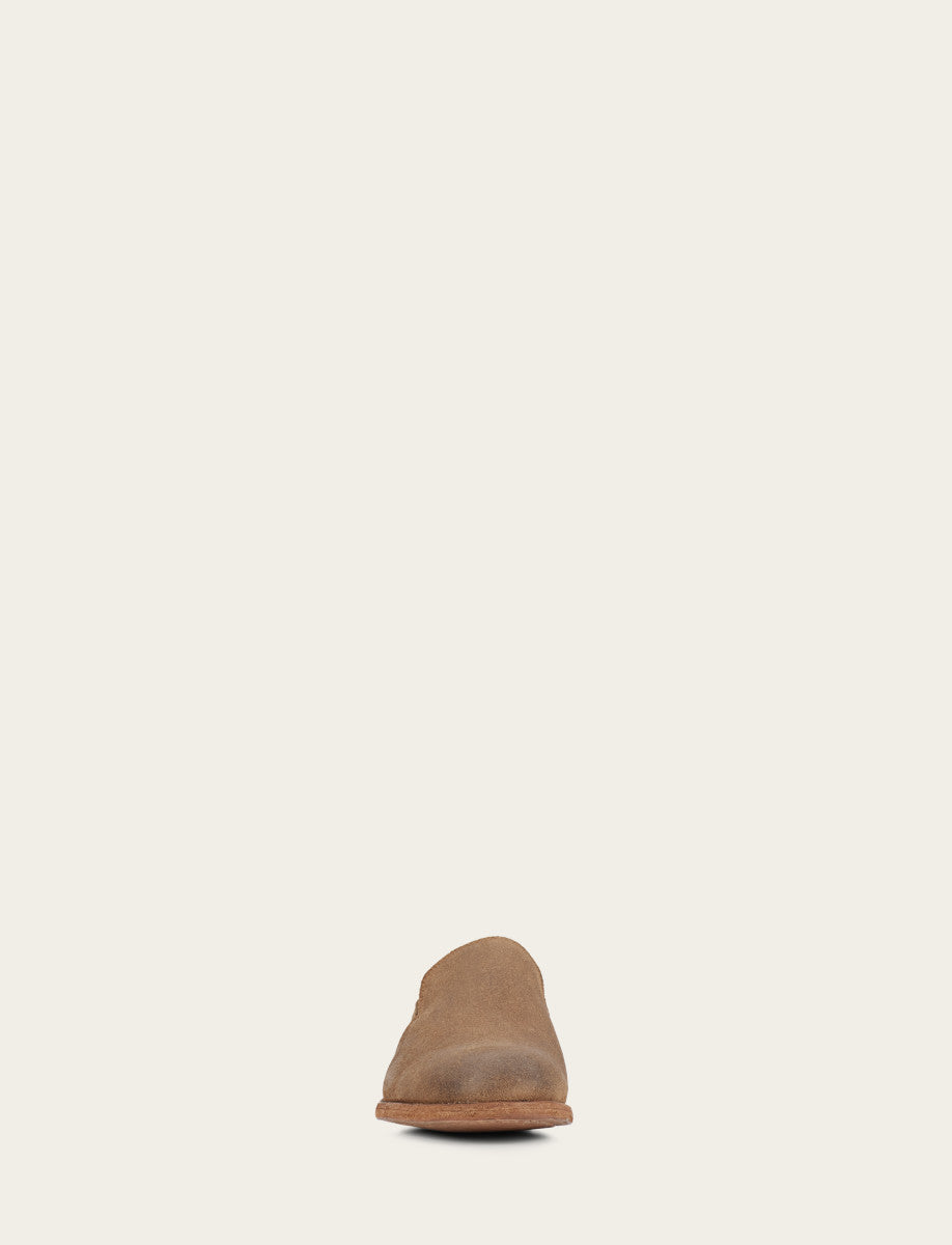 Frye Recommended - Men's Ash Waxed Suede Chris Venetian Loafers