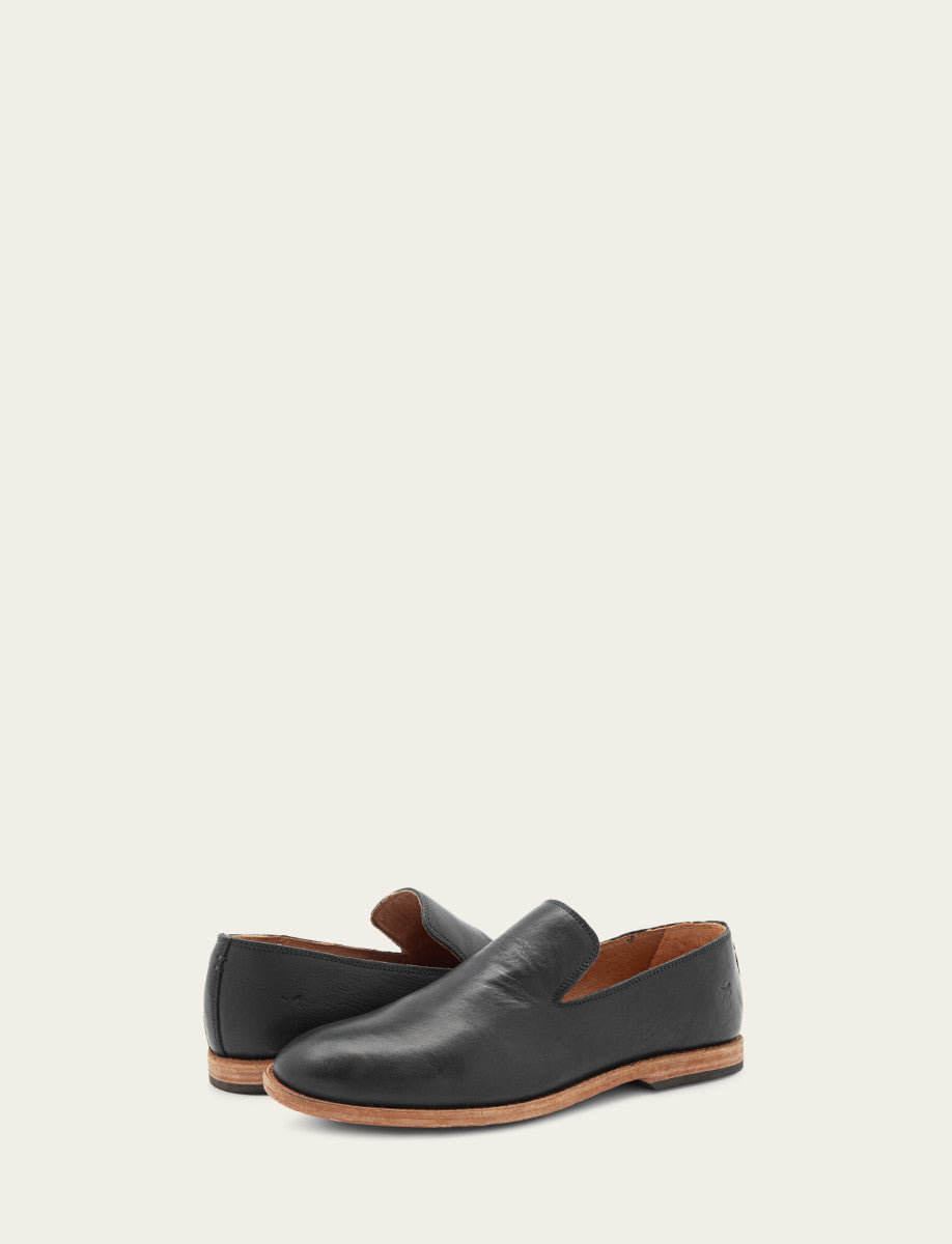 Frye Exclusive - Men's Black Chris Venetian Loafers