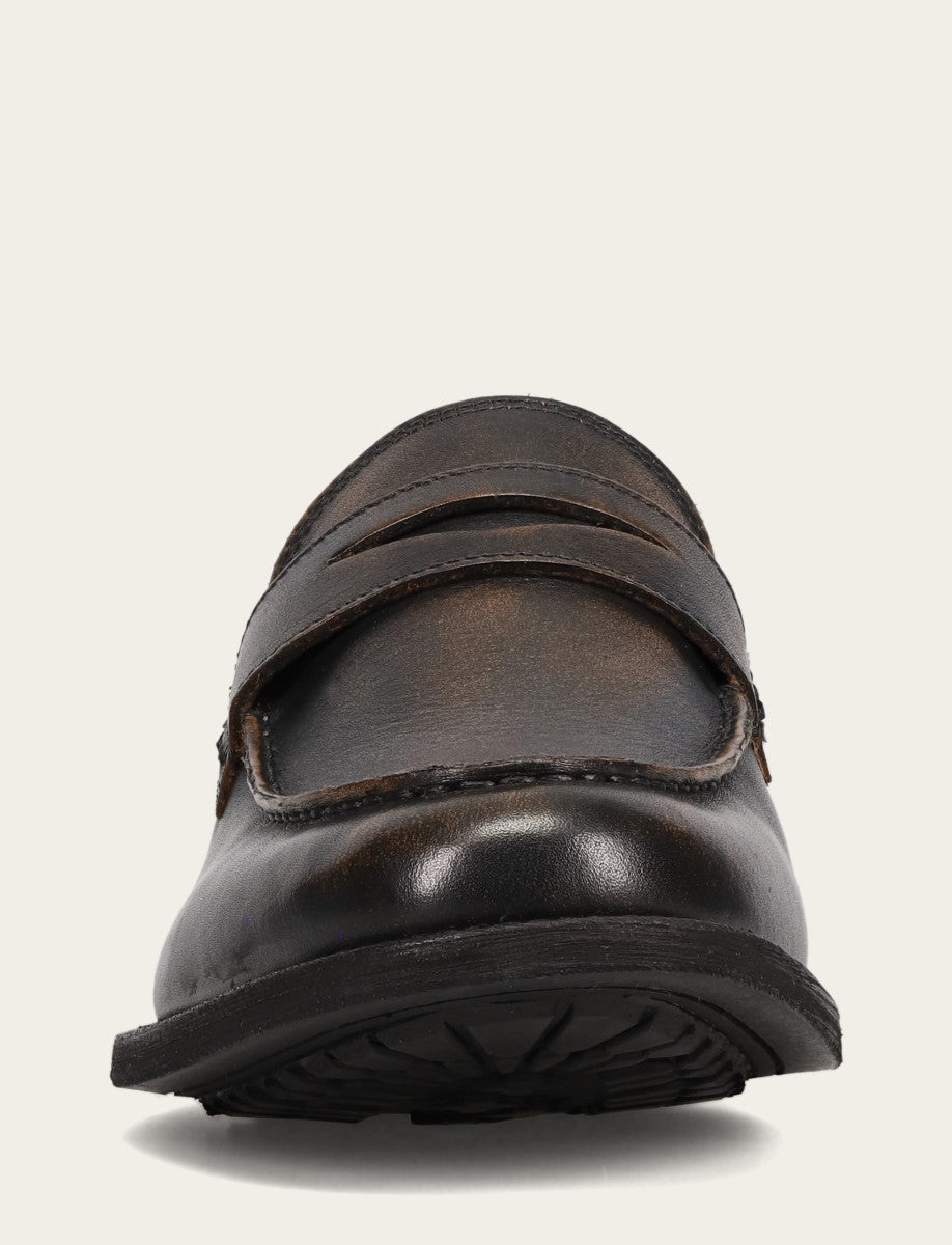 Frye Recommended - Men's Brown Brush Off Tyler Flex Penny Loafer