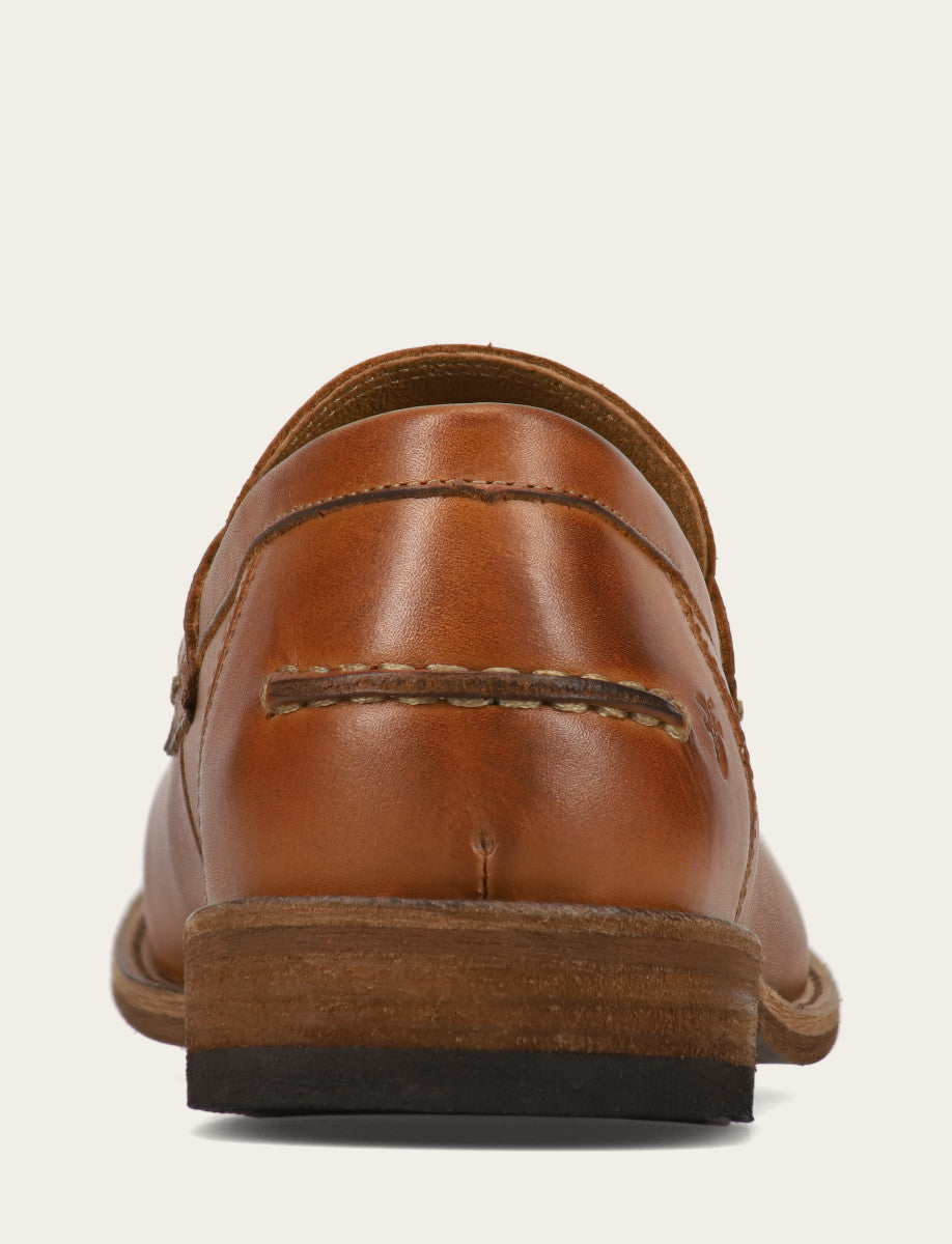 Frye Customer Favorite - Men's Caramel Tyler Flex Penny Loafers