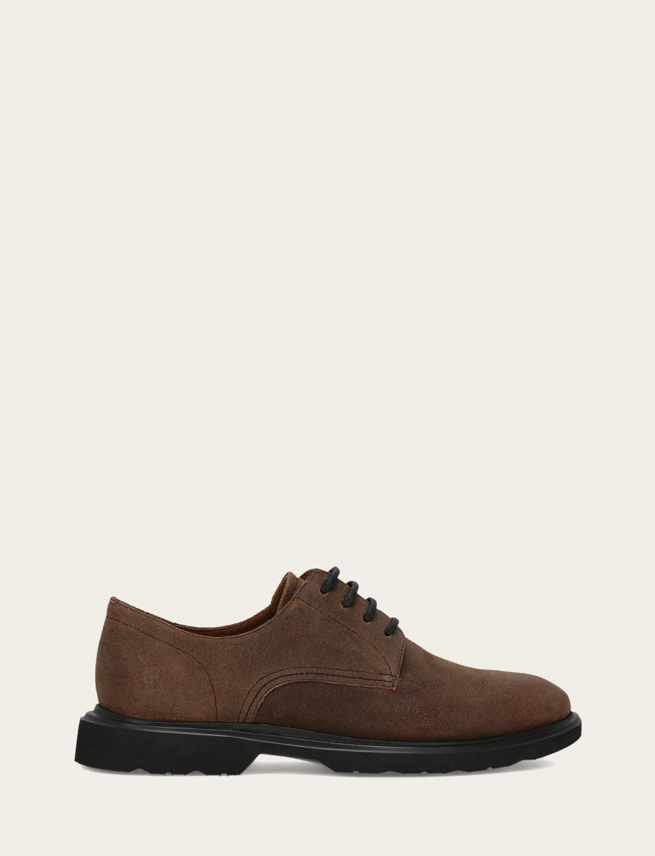 Frye Everyday - Men's Dark Walnut Connor Oxford Dress Shoes