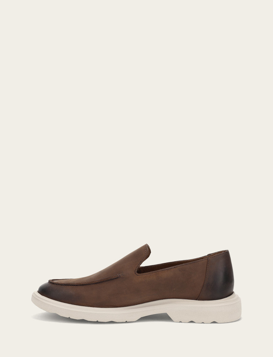 Frye Best Seller - Men's Chocolate Connor Venetian Loafers
