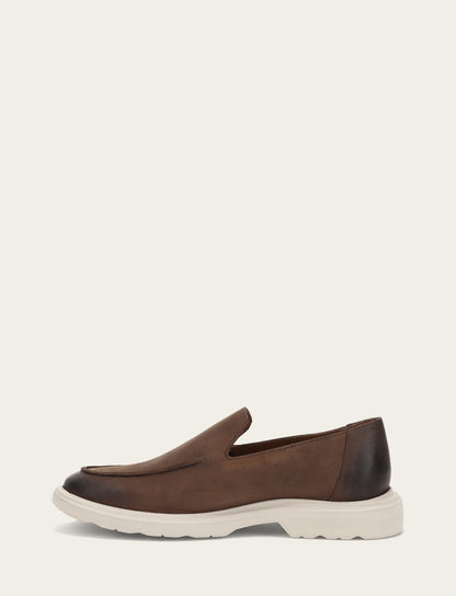 Frye Best Seller - Men's Chocolate Connor Venetian Loafers