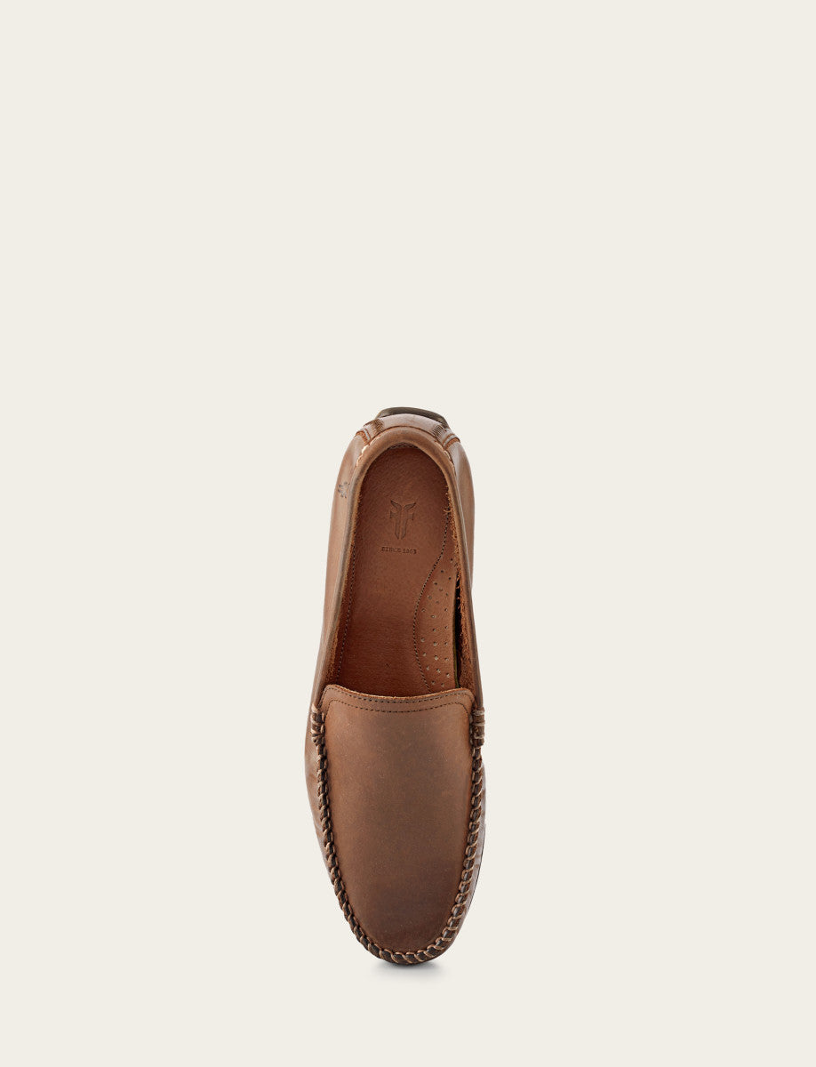 Frye Recommended - Men's Tan Lewis Venetian Loafers